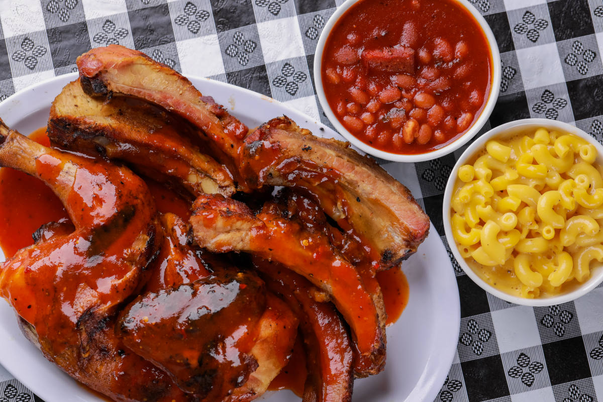 rib and chicken combo