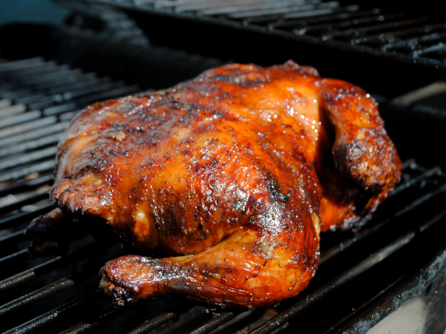 Grilled turkey