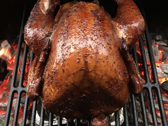 Turkey on the grill